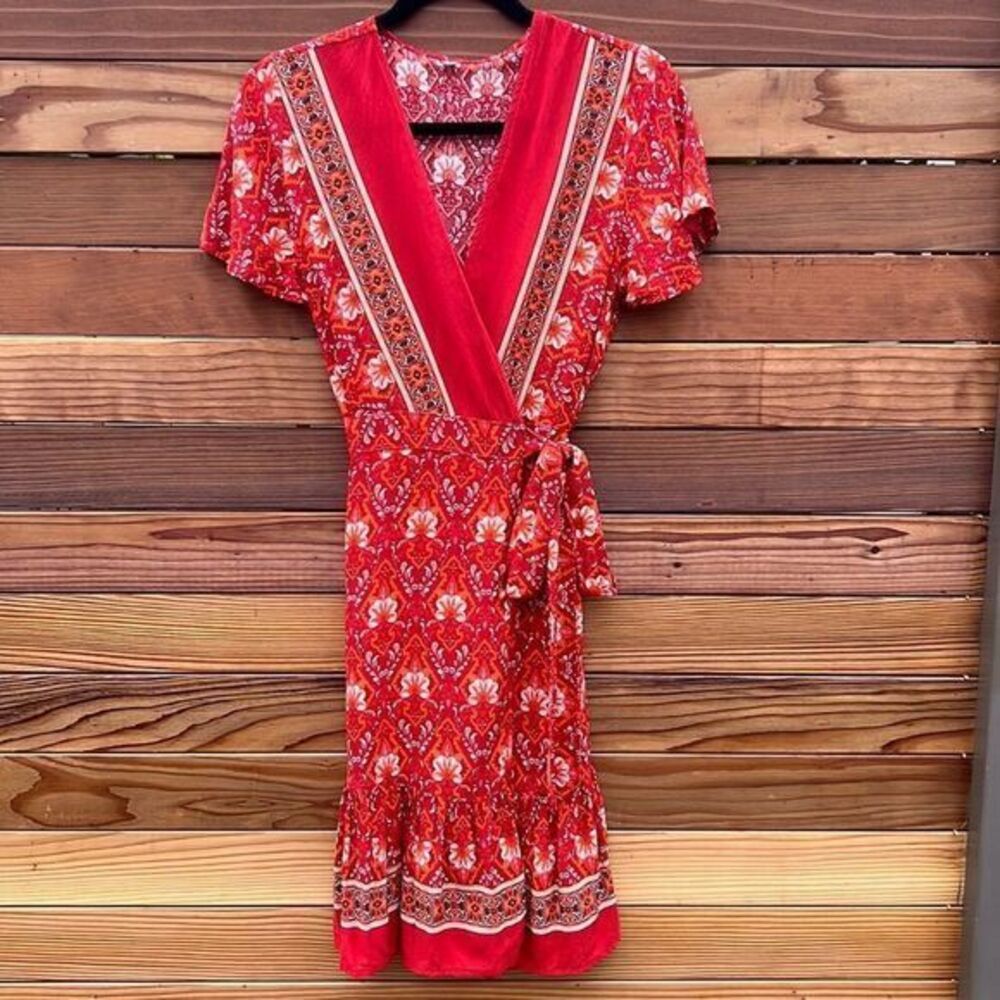 Wrap Flowy Dress 